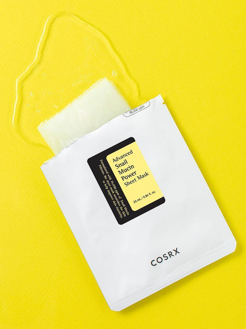 COSRX Advanced Snail Mucin Power Face Sheet Mask Pack of 10