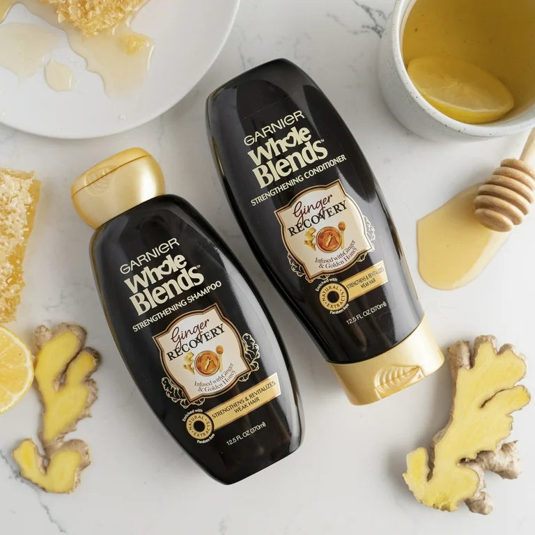 Garnier Whole Blends Ginger Recovery Conditioner 12.5 Fl Oz