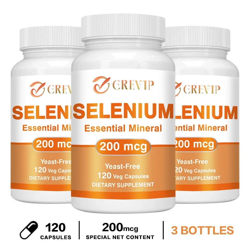 COOLKIN Selenium Capsules – Daily Antioxidant Supplement for Immune, Thyroid & Energy Support