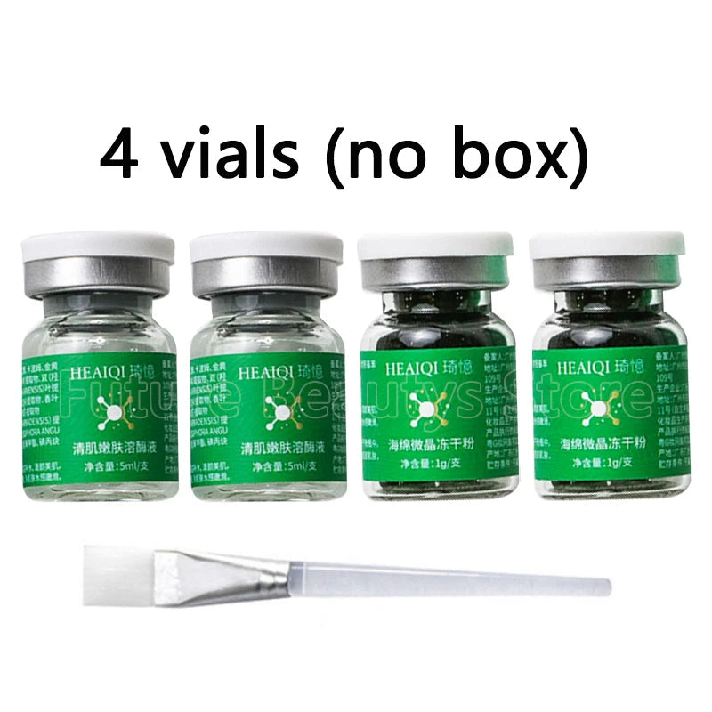 Sponge Spicule Facial Skincare Kit – Freeze-Dried Powder & Hydrating Solution, 1 Application
