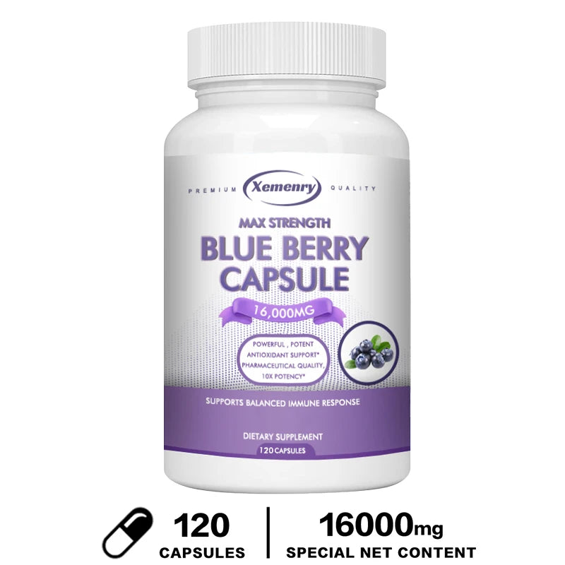 Xemenry Blueberry Extract Capsules – Blueberry Antioxidant Supplement