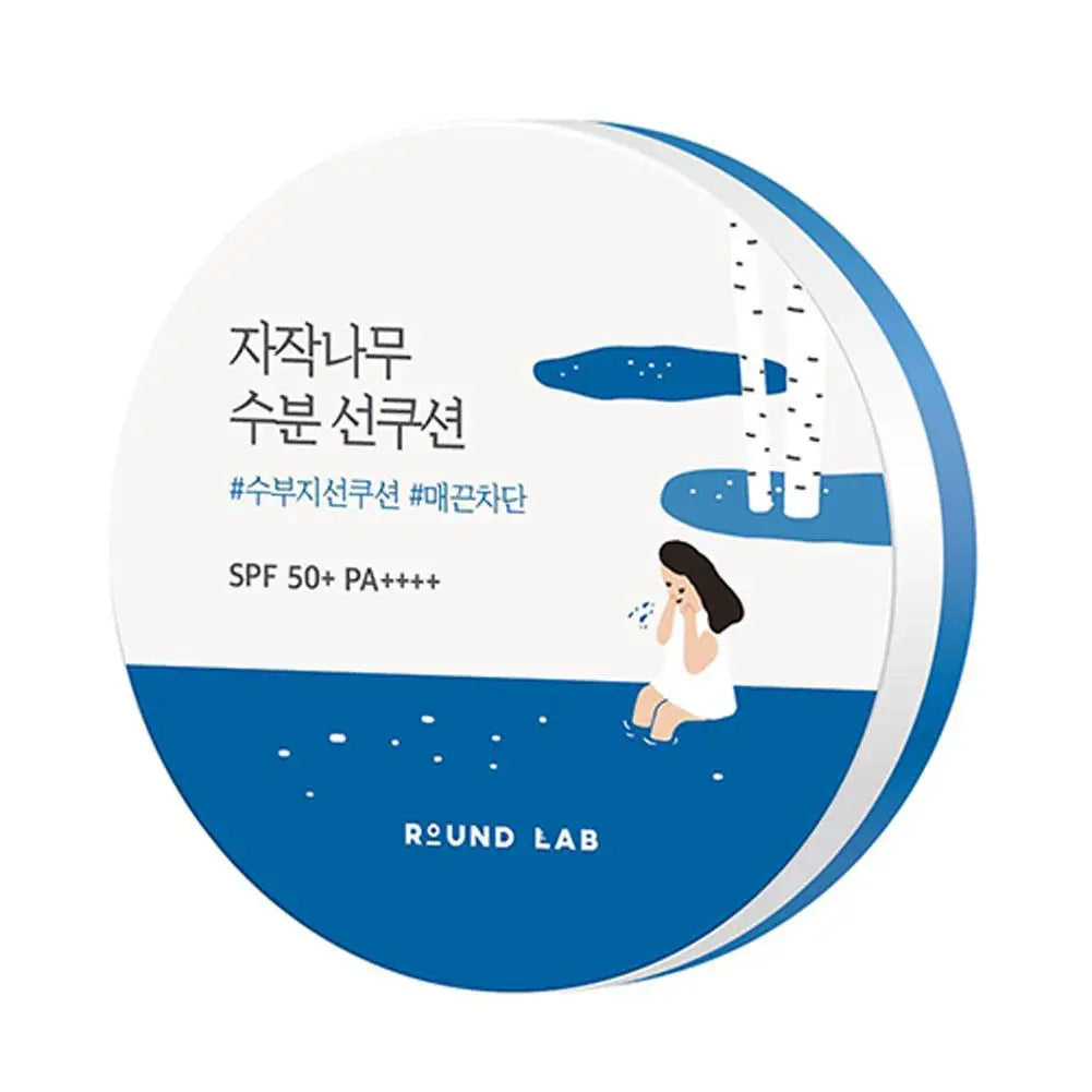 ROUND LAB Birch Juice Skincare Set – Korean Hydrating Cleanser, Moisturizer, Sun Stick & Retinol Eye Cream