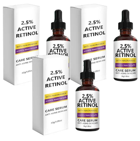 Retinol 2.5% Facial Serum with Niacinamide & Hyaluronic Acid – Hydrating, Smoothing & Anti-Aging Skincare, 30g