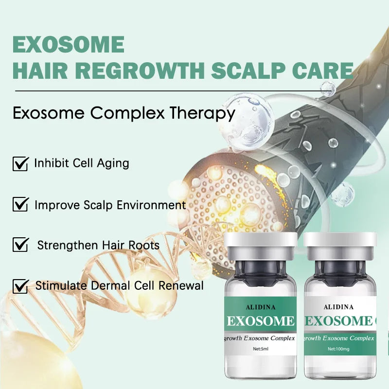 Peptide Scalp Serum Kit 100mg Powder + 5ml Solution – Hair & Scalp Care Treatment
