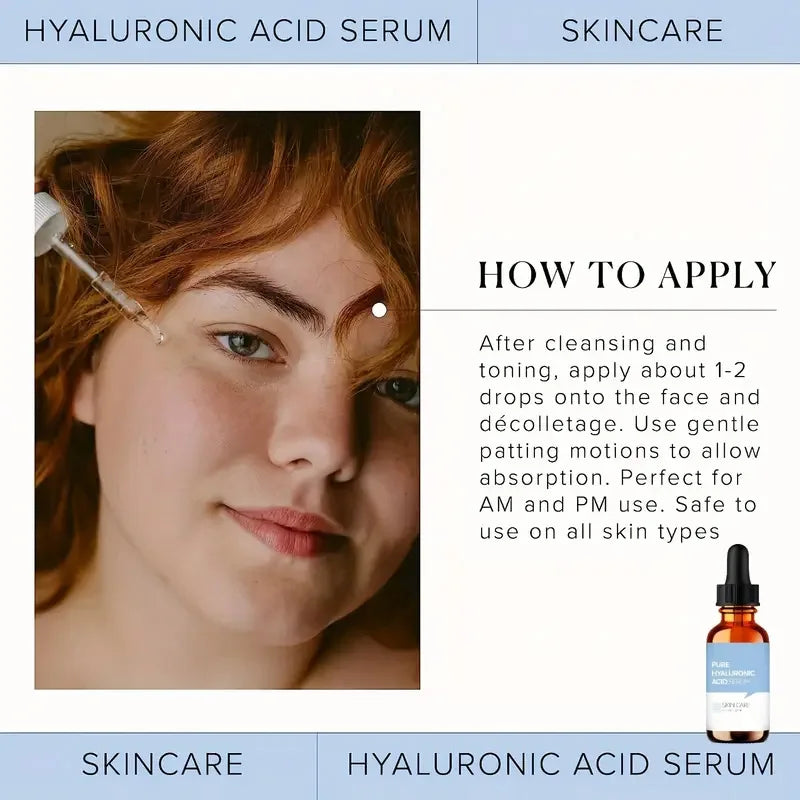Hyaluronic Acid Facial Serum – Hydrating Skin Essence