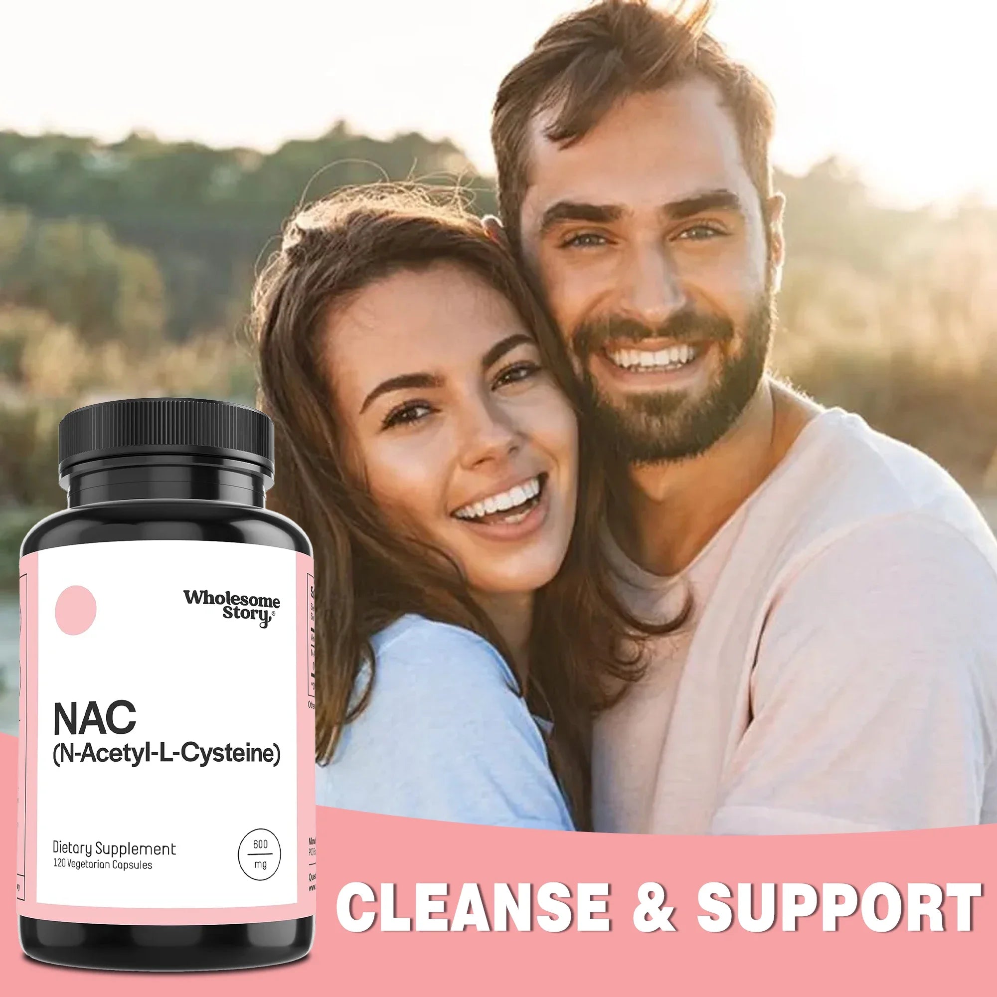 NAC 600mg Capsules – Antioxidant, Liver, Lung & Immune Support