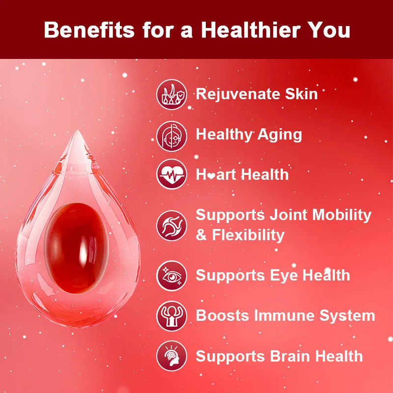 Astaxanthin 24mg Softgel Capsules – Antioxidant Supplement