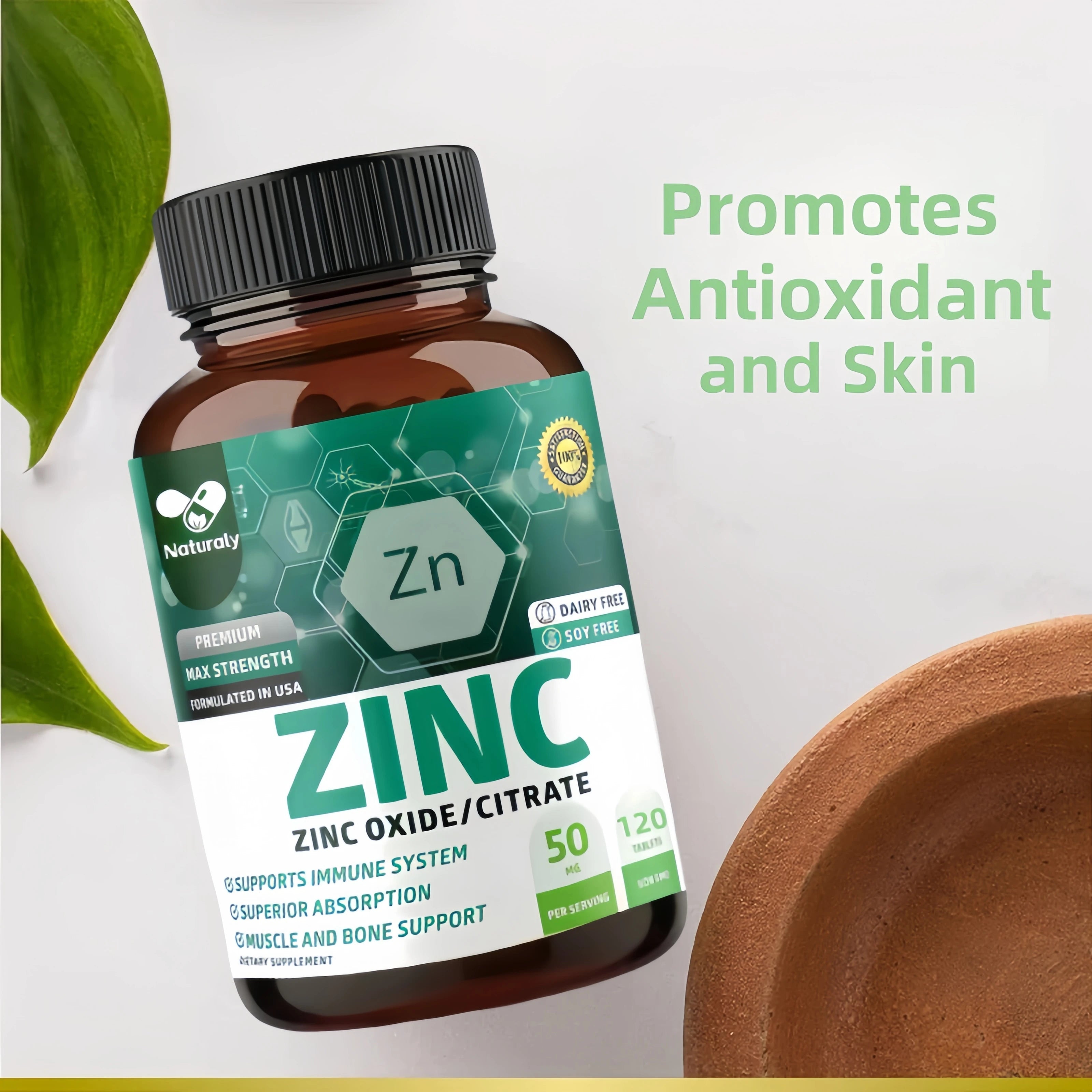 Zinc 50mg Capsules – Immune Support, Antioxidant & Energy Metabolism