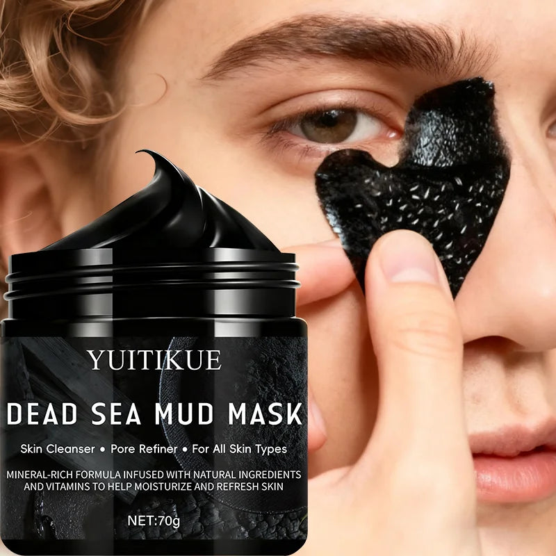 Bamboo Charcoal Peel-Off Face Mask 70g – Deep Cleansing & Oil Control for the T-Zone