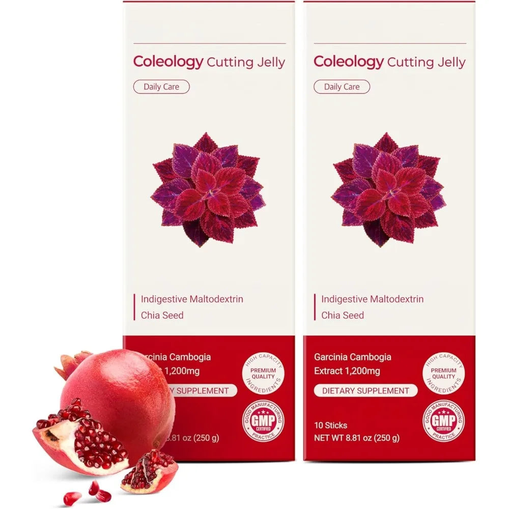 Pomegranate Jelly Sticks with Garcinia Cambogia – Dietary Fiber Supplement, 10 × 25g