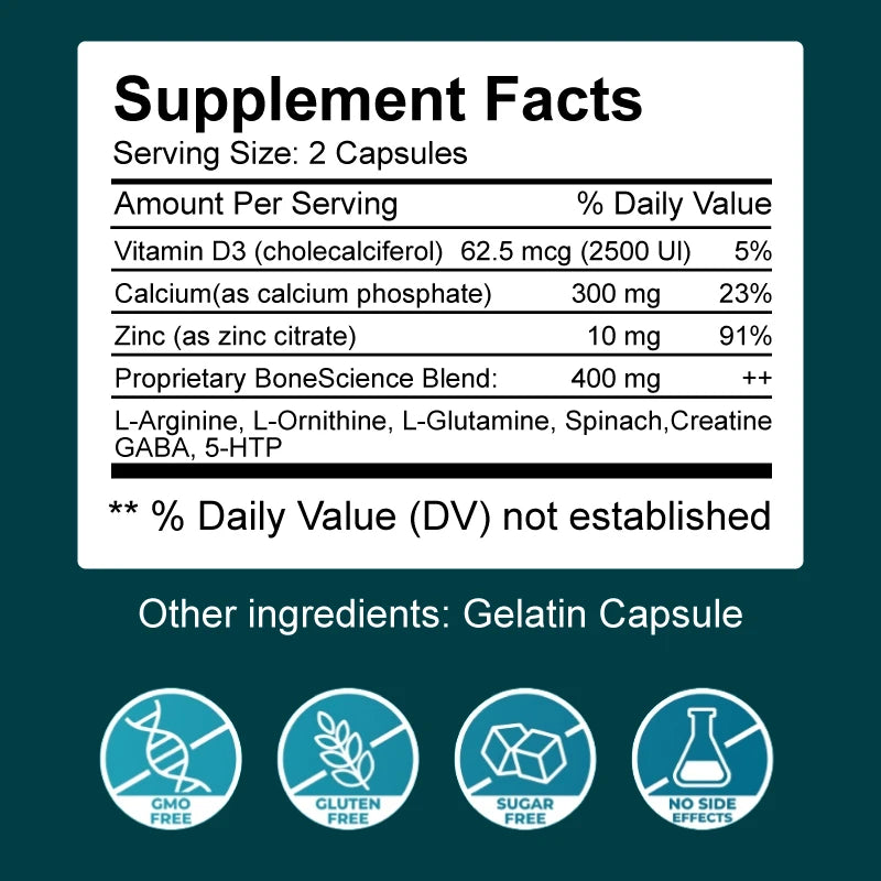 ALXFRESH Height Growth Support Capsules – Bone Health & Daily Wellness Supplement