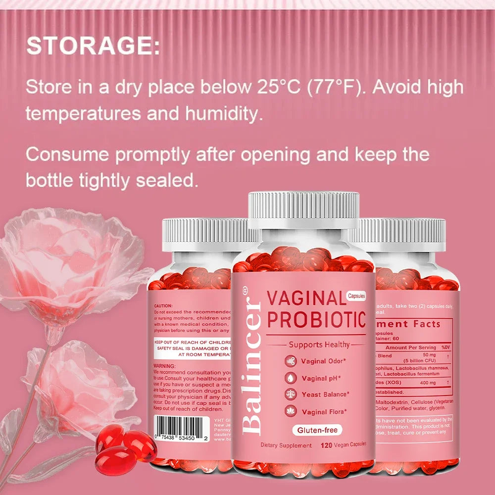 DETOXXTRA Women's Probiotics Capsules – Daily Digestive, Vaginal & Immune Health Support