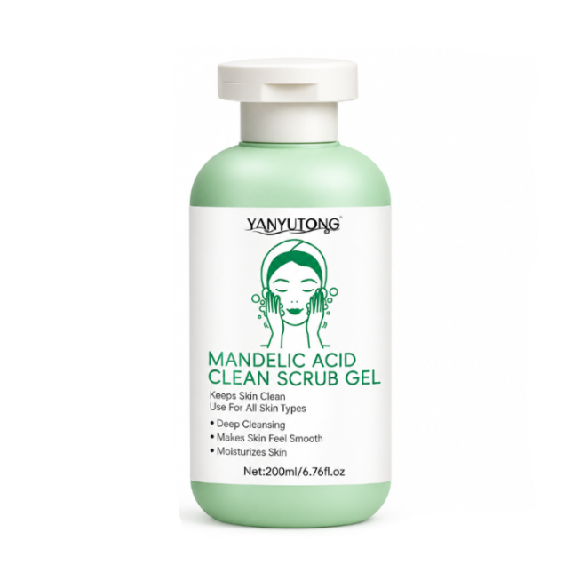 Facial Exfoliating Gel 200ml – Deep Cleansing, Blackhead Care, Oil Control & Smoothing Facial Scrub