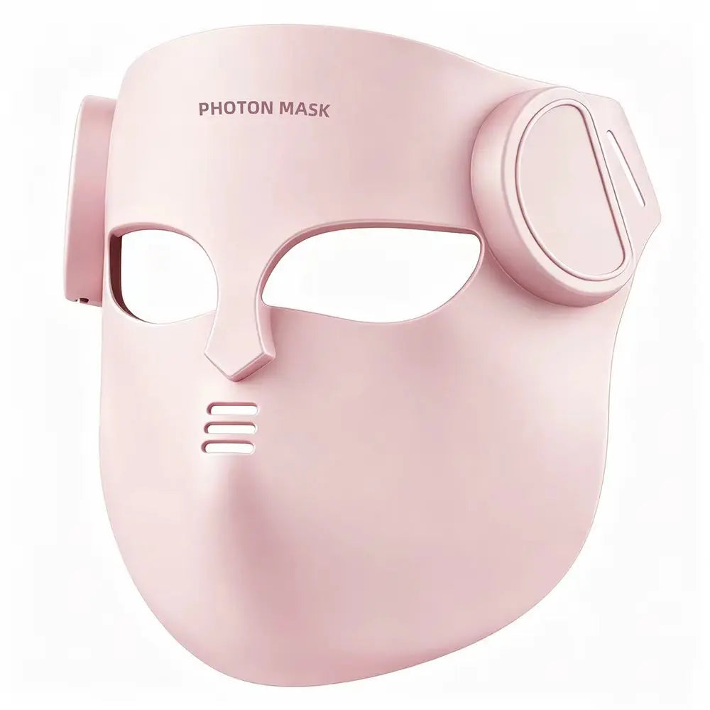 LED Red Light Therapy Face & Neck Mask – 8-Color Silicone Facial Skincare Device