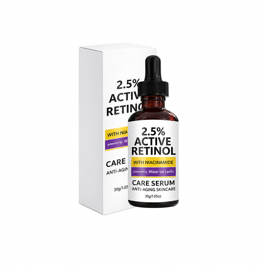 Retinol 2.5% Facial Serum with Niacinamide & Hyaluronic Acid – Hydrating, Smoothing & Anti-Aging Skincare, 30g