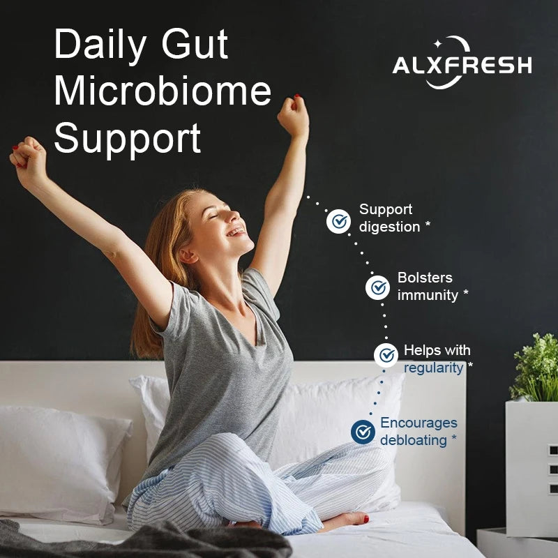 ALXFRESH Probiotic Capsules – Daily Digestive Health & Gut Wellness Supplement