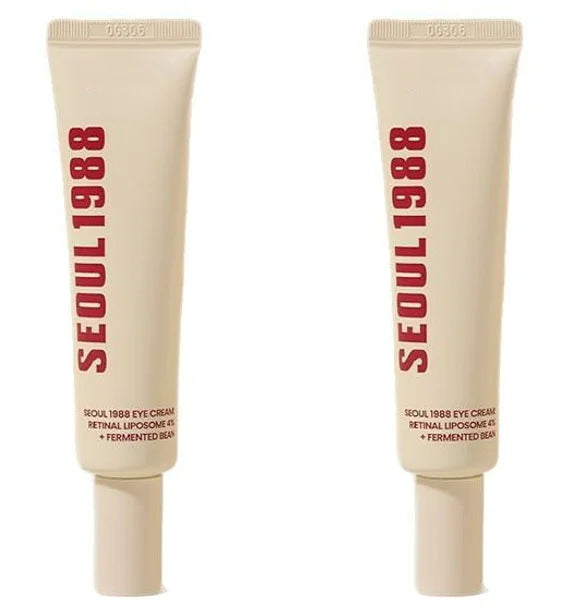 Korean 1988 Retinal Eye Cream & Face Serum – Retinol, Niacinamide, Black Ginseng & Peptides