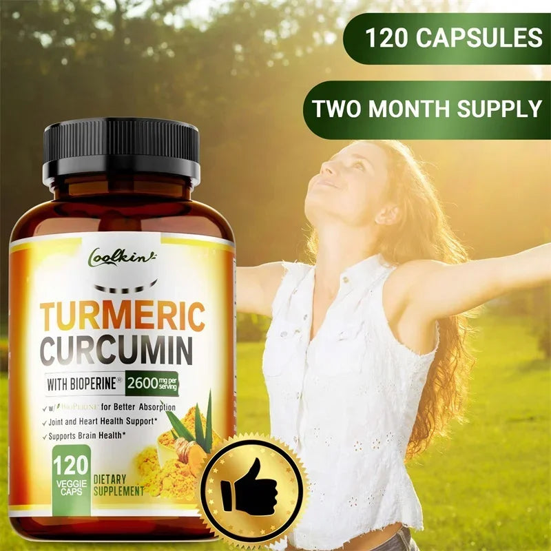 Xemenry Turmeric Curcumin 95% Capsules – Antioxidant & Daily Joint Wellness Supplement