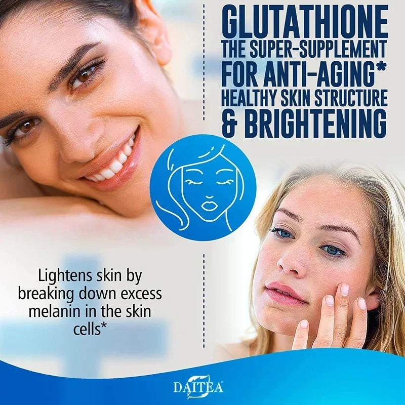 DAITEA NAC + Glutathione Capsules – Antioxidant & Daily Cellular Wellness Supplement