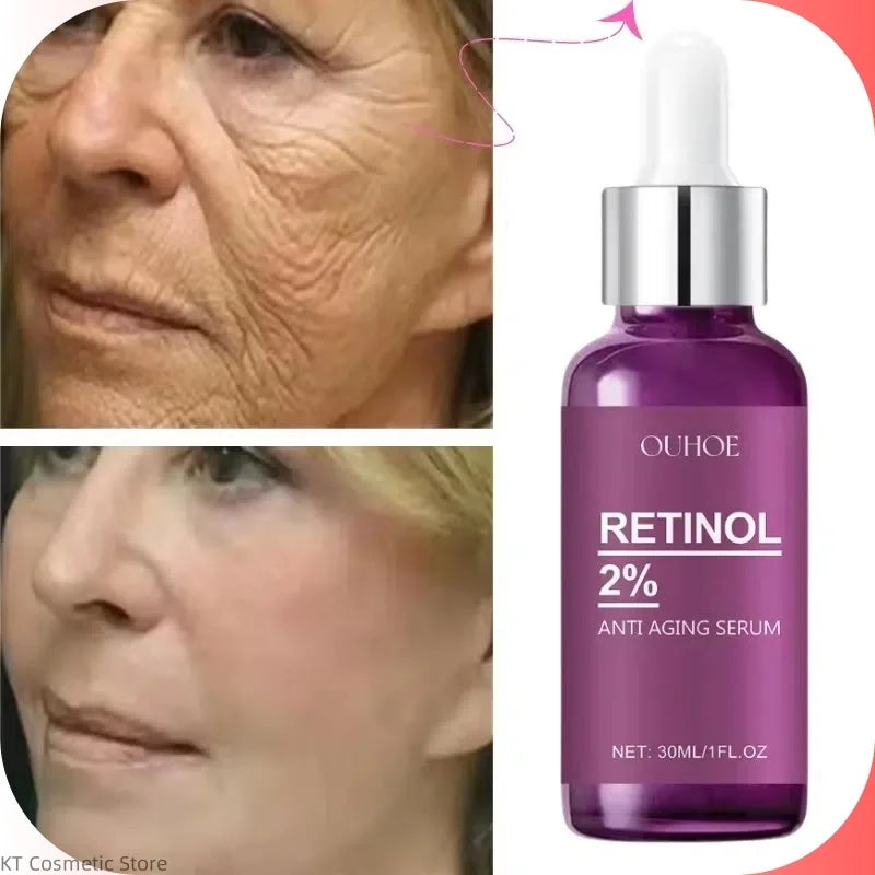 Retinol Facial Serum 30ml – Hydrating Skincare for Smoother, More Even-Looking Skin