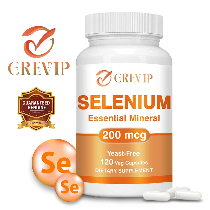 COOLKIN Selenium Capsules – Daily Antioxidant Supplement for Immune, Thyroid & Energy Support