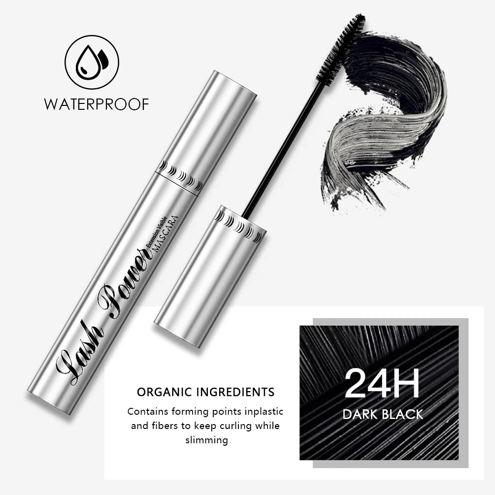 4D Silk Fiber Mascara 5g – Waterproof Black Mascara for Length, Volume & Curl