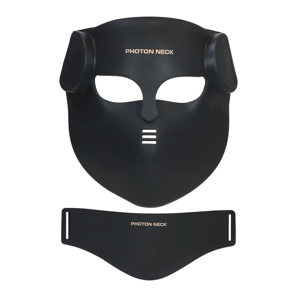 LED Red Light Therapy Face & Neck Mask – 8-Color Silicone Facial Skincare Device