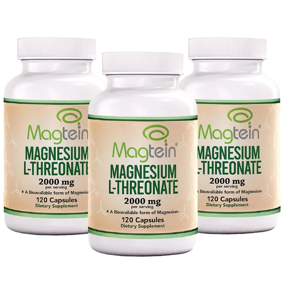 Magnesium L-Threonate Capsules – Cognitive Wellness Support, 120 Vegetarian Capsules