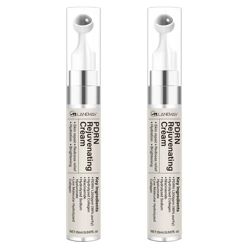 PDRN Salmon DNA Eye Cream – Roller Ball Eye Serum with Niacinamide & Collagen, Hydrating & Soothing