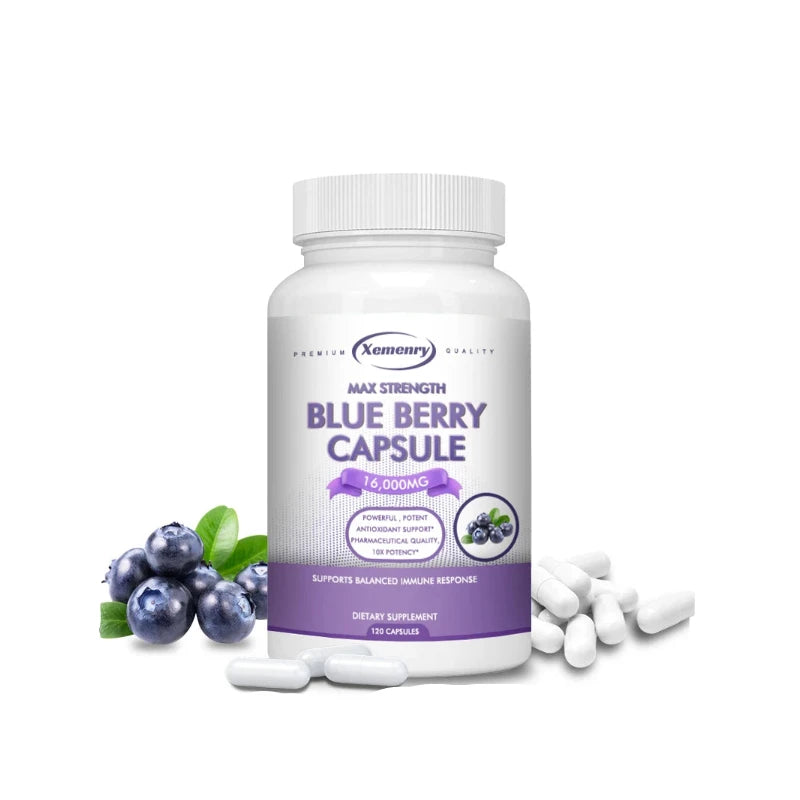 Xemenry Blueberry Extract Capsules – Blueberry Antioxidant Supplement