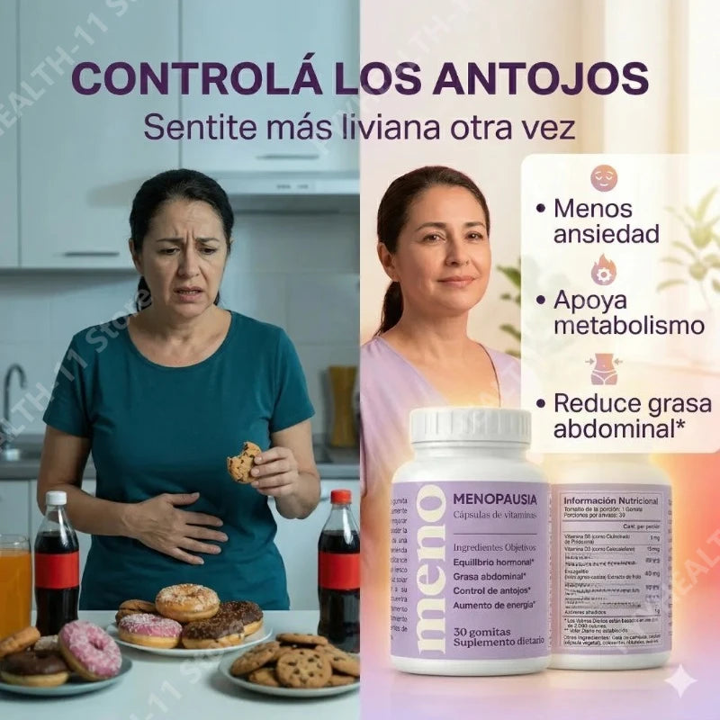 Menopause Support Capsules – Ashwagandha, Vitex, Black Cohosh & Vitamin D3, 60 Capsules