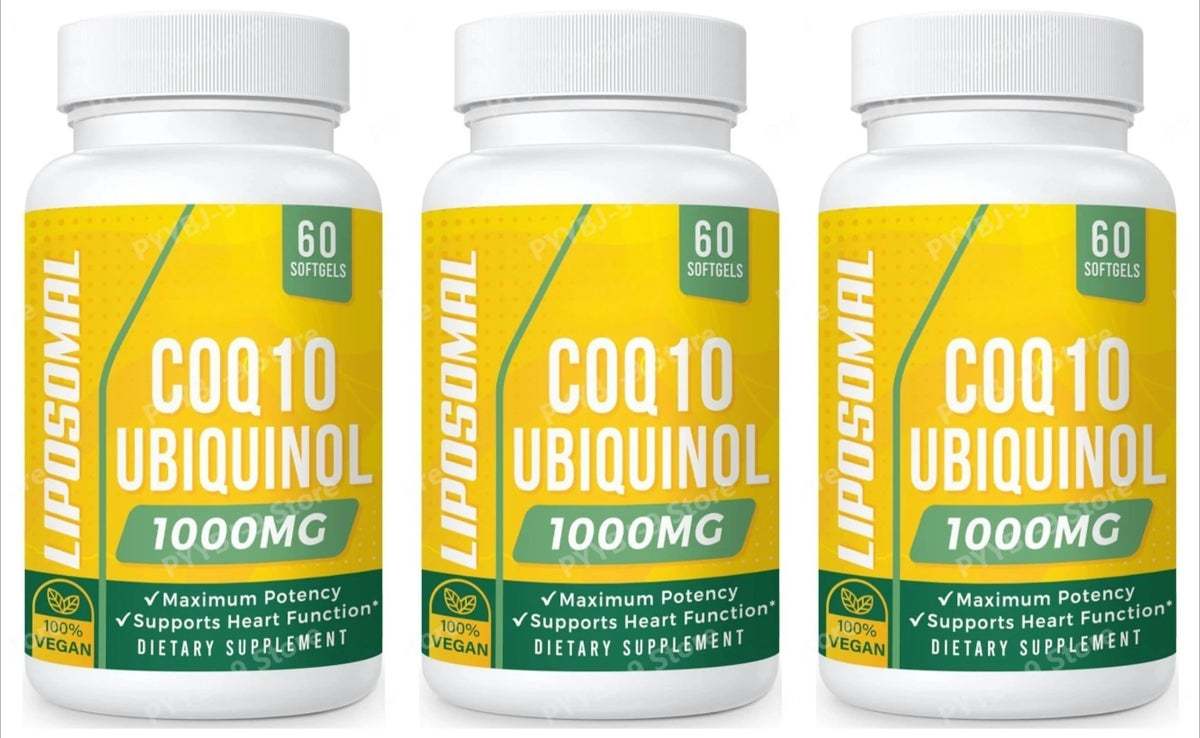CoQ10 Ubiquinol Softgels – Coenzyme Q10 Supplement, 60 Count