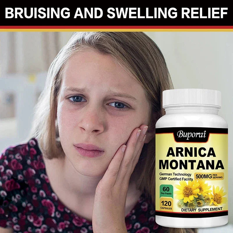 XEMENRY Arnica Montana Capsules – Natural Arnica Extract for Bruising, Swelling & Recovery Support