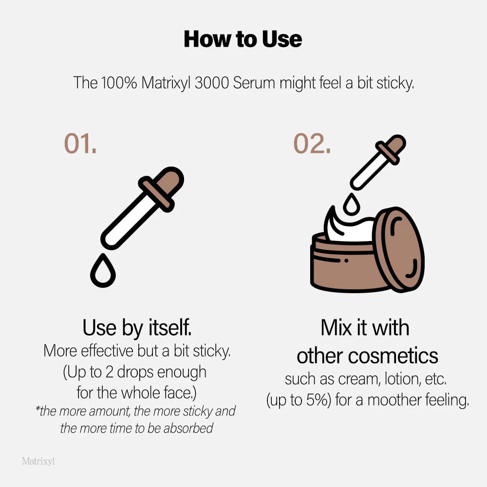 Matrixyl 3000 Facial Serum – Hydrating Peptide Skincare for Smooth, Firm-Looking Face & Neck