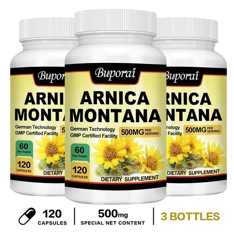 XEMENRY Arnica Montana Capsules – Natural Arnica Extract for Bruising, Swelling & Recovery Support