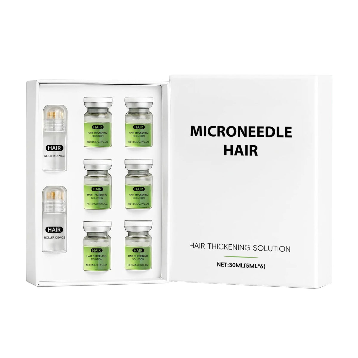 Microneedle Hair Regrowth Scalp Serum Kit – Nourishing Hair & Scalp Care