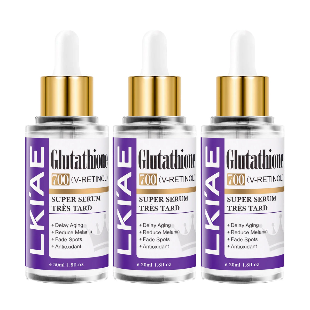 Glutathione Facial Serum 50ml – Hydrating Skincare with Retinol & Niacinamide for a More Even-Looking Complexion
