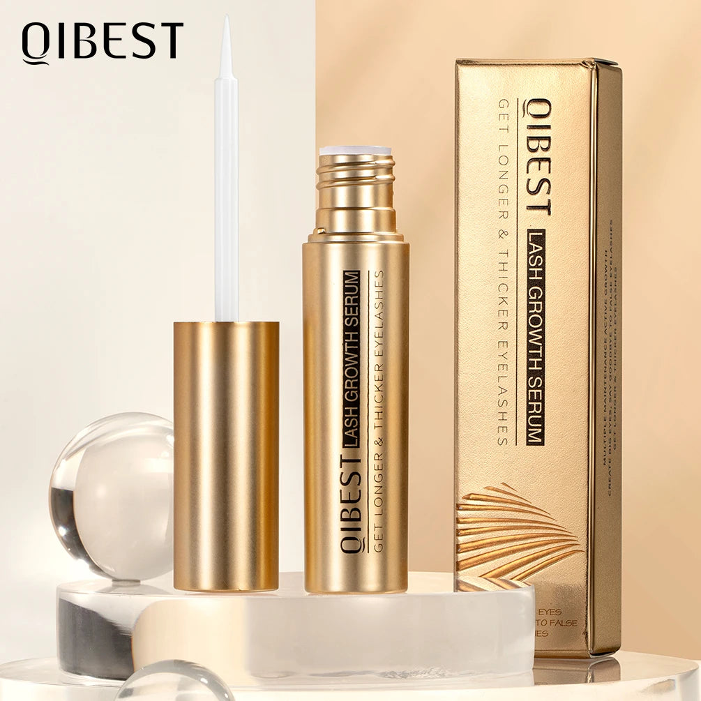 QIBEST Eyelash Growth Serum – Fuller, Thicker & Longer Lashes