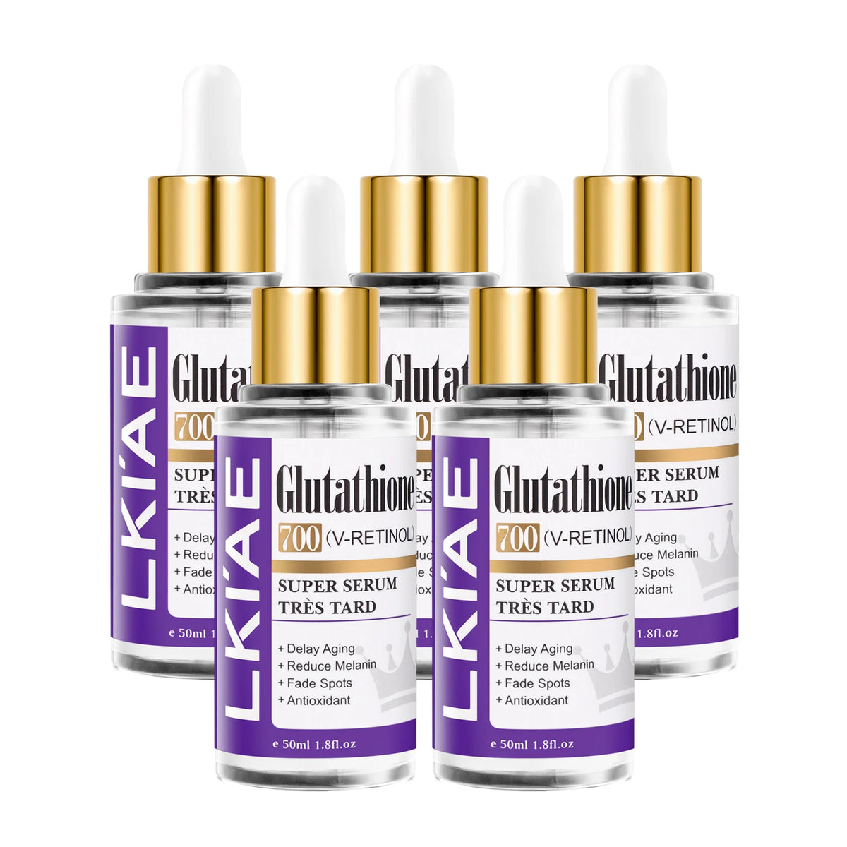 Glutathione Facial Serum 50ml – Hydrating Skincare with Retinol & Niacinamide for a More Even-Looking Complexion