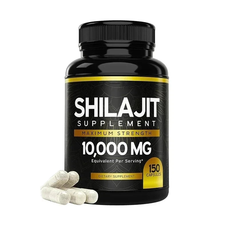 XMSJ Himalayan Shilajit Capsules – Trace Minerals & Fulvic Acid Daily Wellness Supplement (150 Capsules)