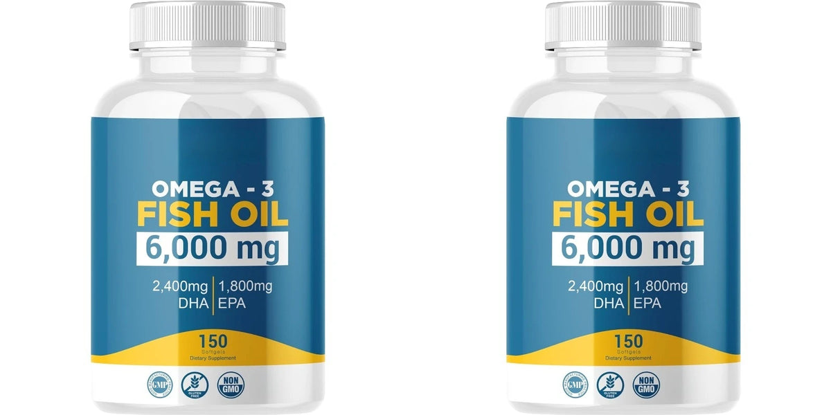 Omega-3 Fish Oil Softgels – EPA & DHA Supplement for Adults, Daily Wellness Support, 150 Softgels