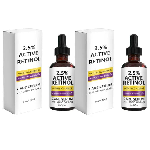 Retinol 2.5% Facial Serum with Niacinamide & Hyaluronic Acid – Hydrating, Smoothing & Anti-Aging Skincare, 30g