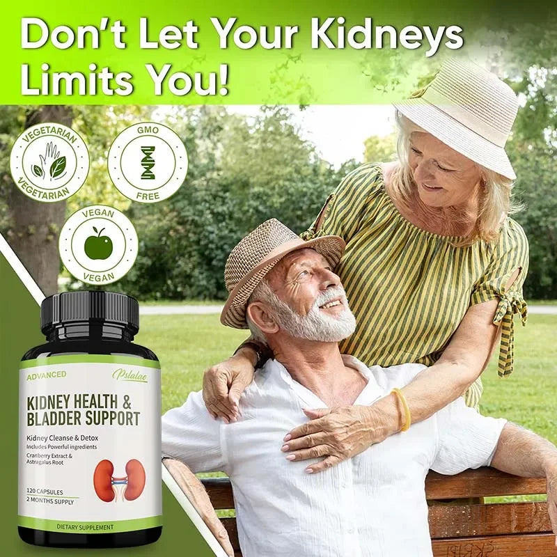 Kidney Health & Bladder Support Capsules with Cranberry & Chanca Piedra – Urinary Tract Wellness & Immune Support for Men & Women