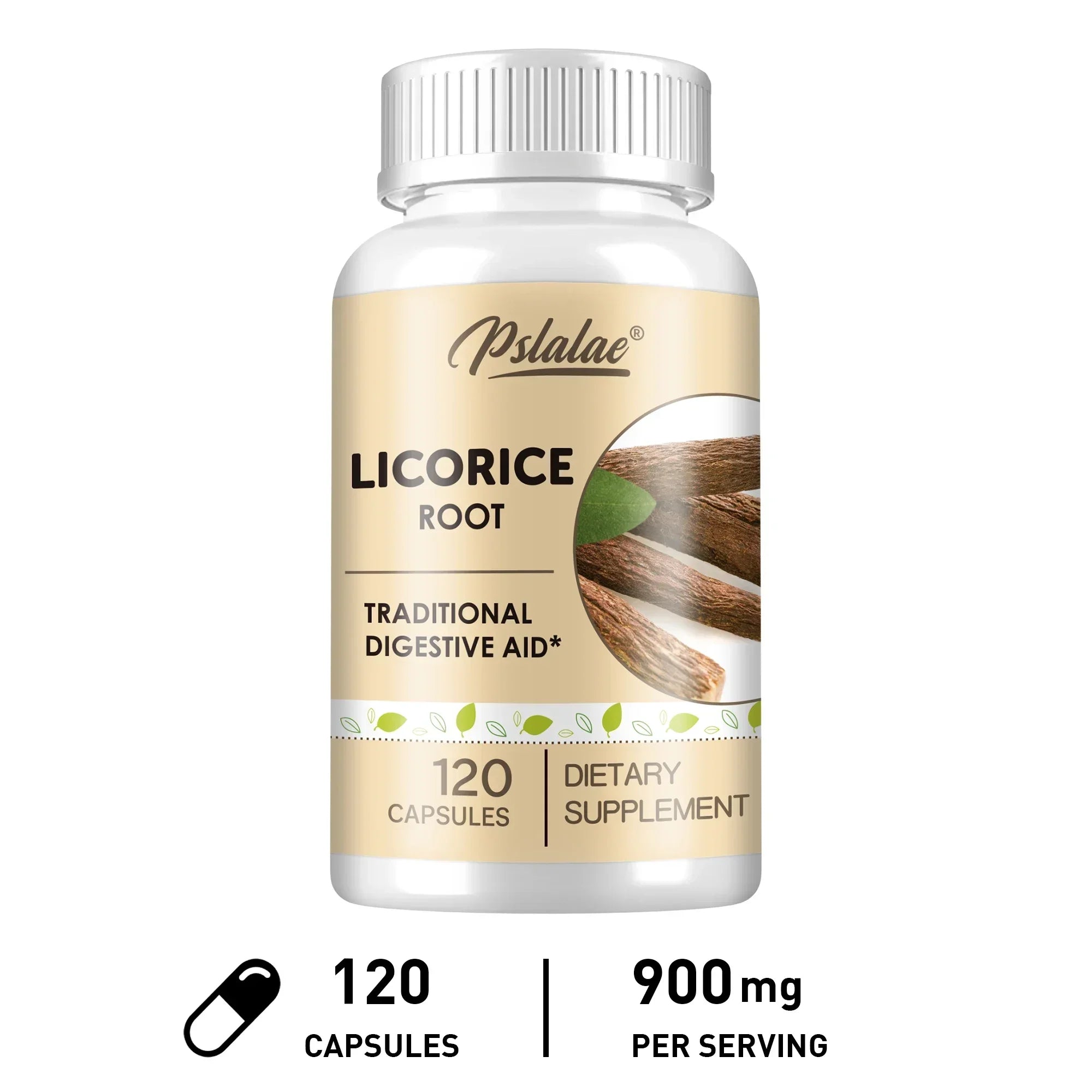 PSLALAE Licorice Root Capsules – Daily Digestive, Antioxidant & Heart Health Support