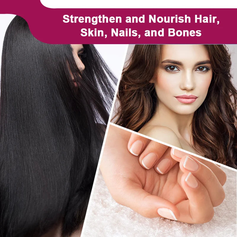 ALXFRESH Collagen, Glutathione & Vitamin C Capsules – Skin, Hair & Nail Support Supplement