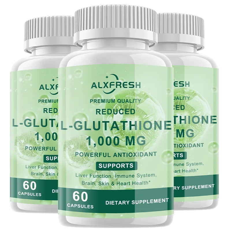 ALXFRESH Glutathione Capsules – Antioxidant Supplement for Skin, Liver & Immune Support