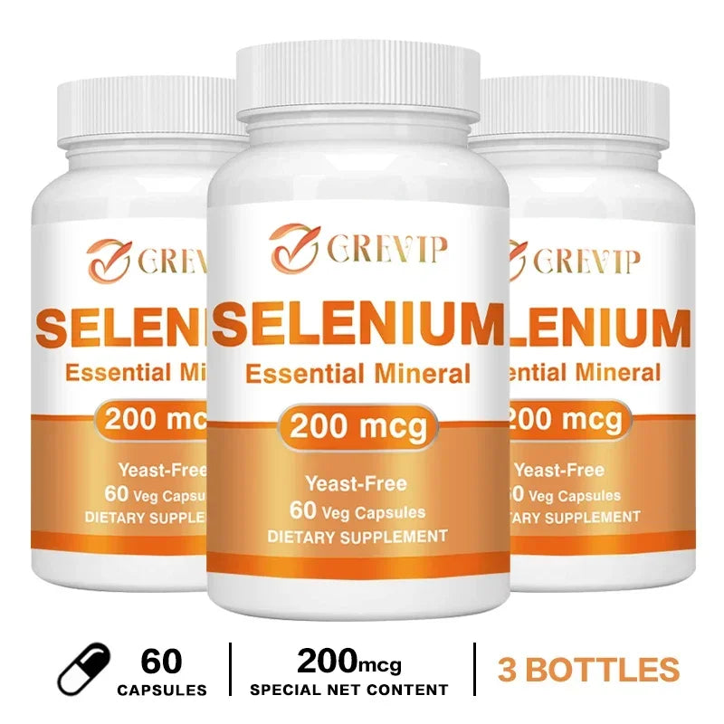 COOLKIN Selenium Capsules – Daily Antioxidant Supplement for Immune, Thyroid & Energy Support