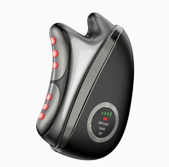 4-in-1 Electric Gua Sha Facial Massager – Microcurrent & LED Skincare Tool for Face and Neck