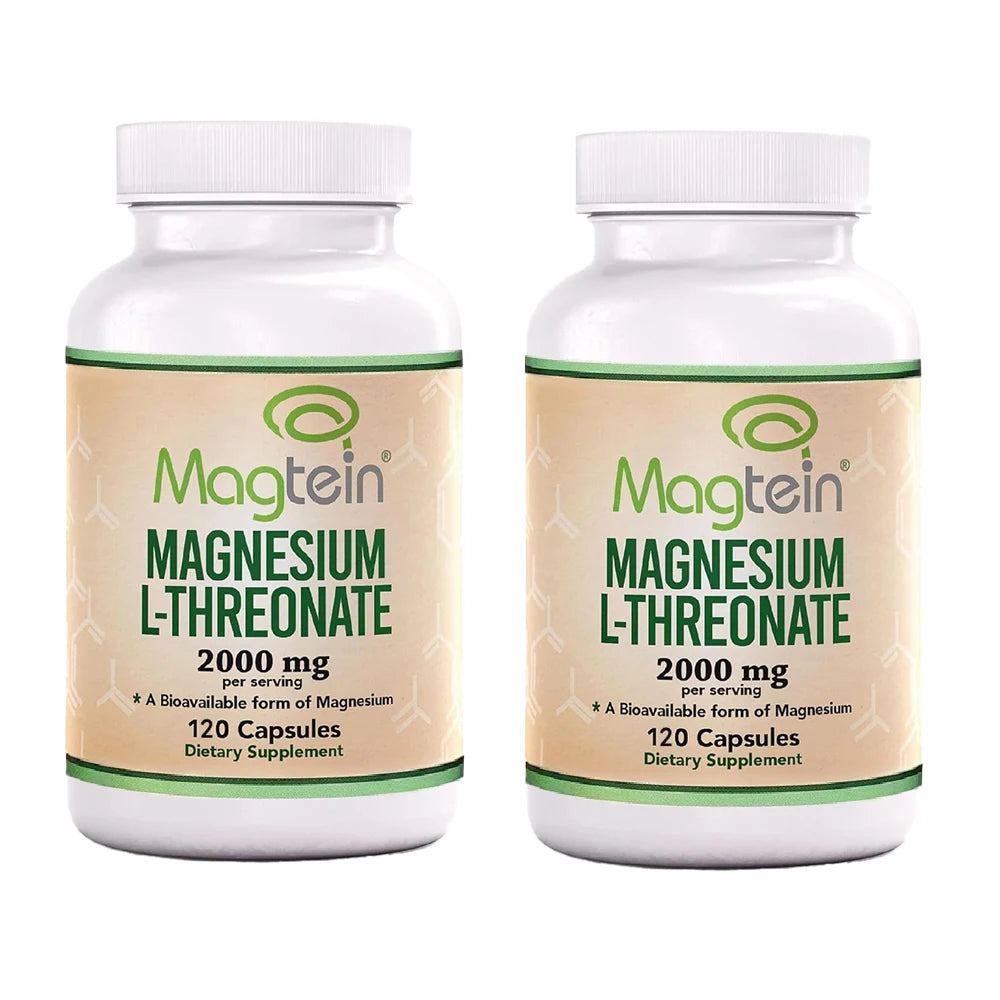 Magnesium L-Threonate Capsules – Cognitive Wellness Support, 120 Vegetarian Capsules