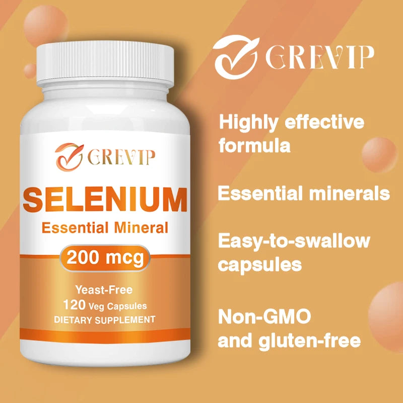 COOLKIN Selenium Capsules – Daily Antioxidant Supplement for Immune, Thyroid & Energy Support